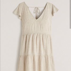 Abercrombie Ruffle Sleeve Trapeze Mini Dress